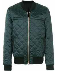 Balmain Quilted Bomber Jacket