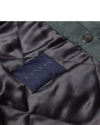 Lanvin Quilted Twill Bomber Jacket