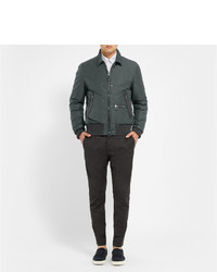 Lanvin Quilted Twill Bomber Jacket