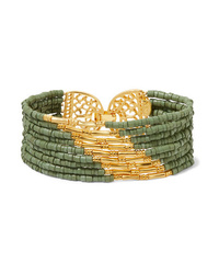 Bibi Marini Mitu Gold Plated And Ceramic Beaded Bracelet