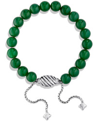 David Yurman Spiritual Beads Bracelet With Green Onyx