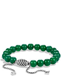DAVID YURMAN Women's Green Onyx Spiritual Bead Bracelet $395 NEW 