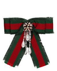 Gucci Red And Green Bon Brooch
