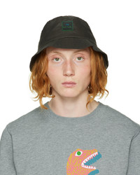 Ps By Paul Smith Brown Waxed Cotton Hat