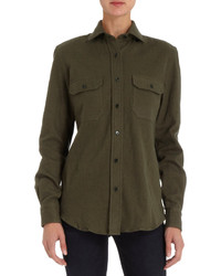 Salvatore Piccolo Brushed Utility Shirt