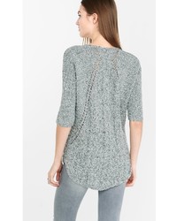Marl Cable Express London Tunic Sweater