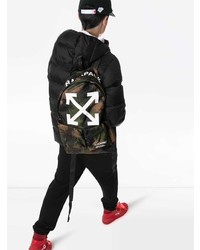 Off-White Camouflage Print Backpack