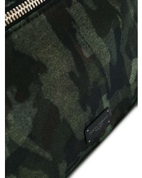 Dolce & Gabbana Camouflage Zipped Backpack