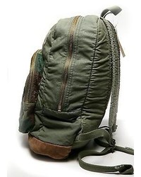 Ralph Lauren Denim And Supply Backpack Camouflage Suede Leather Bottom