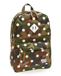 Herschel Supply Co. Heritage Backpack Woodland Camo White One Size