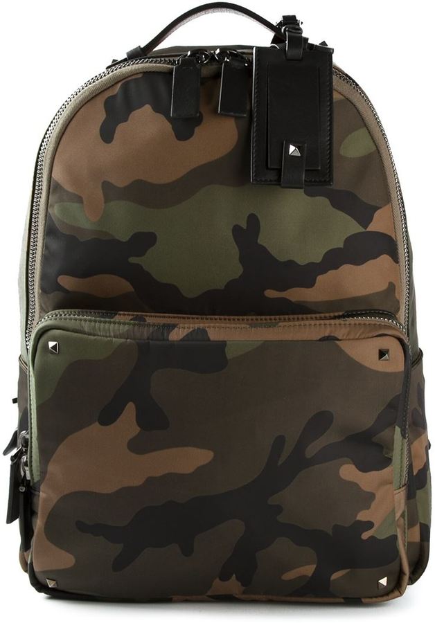Valentino Garavani Camouflage Backpack, $1,995 | farfetch.com 