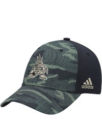 adidas Camoblack Arizona Coyotes Military Appreciation Flex Hat