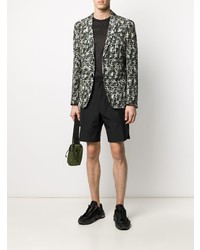 Fendi Motif Print Camouflage Blazer