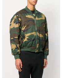 Alyx Camouflage Print Bomber Jacket