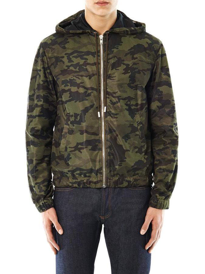 Givenchy Camouflage Microfibre Bomber Jacket | Where to buy & how to wear
