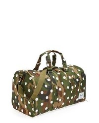 Dark Green Camouflage Canvas Duffle Bag