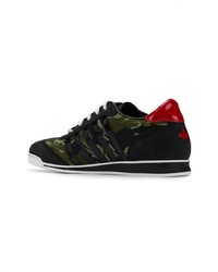 DSQUARED2 Camouflage Print New Runner Sneakers