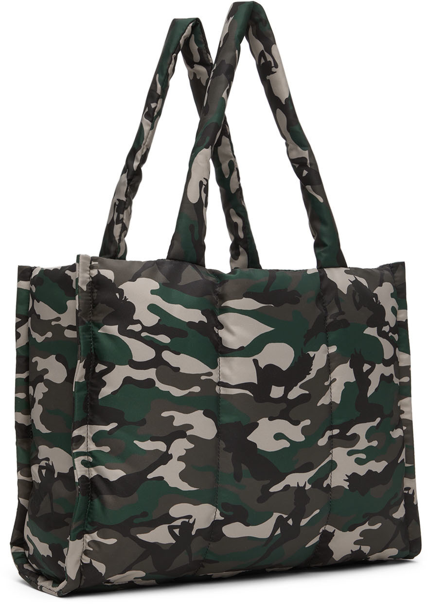 Marc Jacobs Heaven Green Demon Camo Tote, $225 | SSENSE | Lookastic