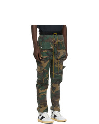 Rhude Green Camo Rifle Cargo Pants