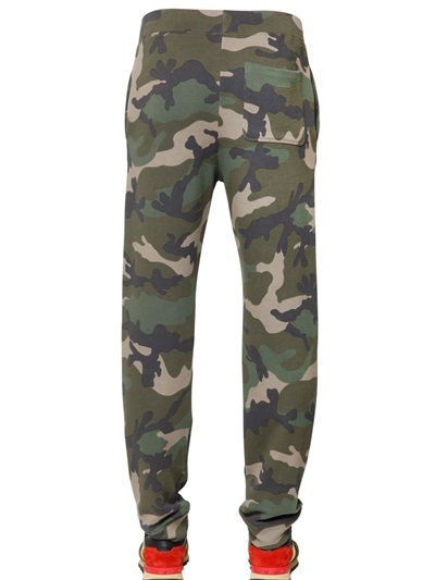 Camouflage Print Cotton Sweatpants Luisaviaroma Boys Clothing Pants Sweatpants 