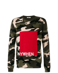 Valentino Anywhen Camouflage Jumper