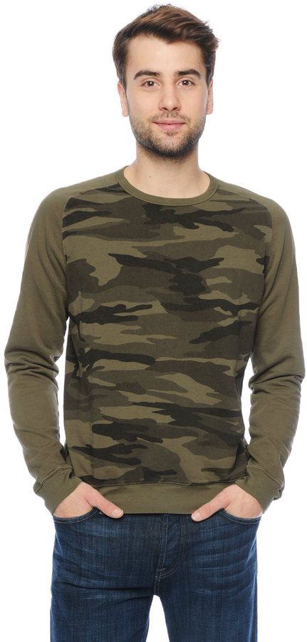 splendid camo sweatshirt