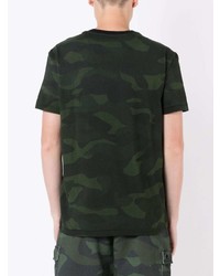 OSKLEN Camouflage Logo Print T Shirt