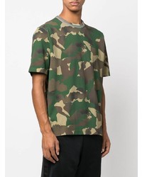Heron Preston Camouflage Organic Cotton T Shirt