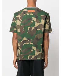 Heron Preston Camouflage Organic Cotton T Shirt