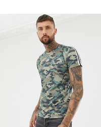 Mauvais Muscle Logo T Shirt In Camo With