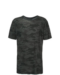 Unravel Project Printed Camouflage T Shirt