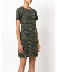 Current/Elliott Short Sleeved Camouflage Dress