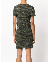 Current/Elliott Short Sleeved Camouflage Dress