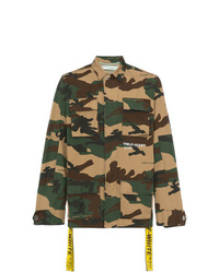 Off-White Camouflage Cotton Field Jacket