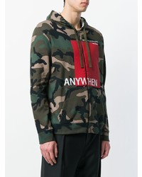 Valentino Anywhen Printed Camouflage Hoodie