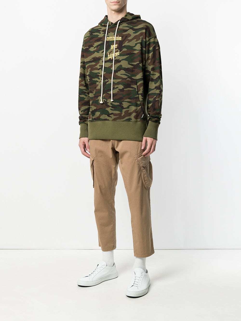 Sankuanz Camo Print Hoodie, $221 | farfetch.com | Lookastic