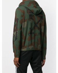 Off-White Camouflage Printed Hoodie