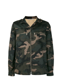 Valentino Camouflage Glitter Love Print Jacket