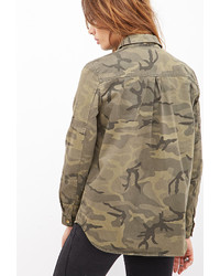 Forever 21 Camouflage Utility Jacket