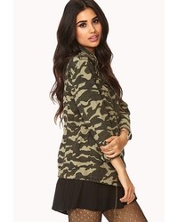 Forever 21 Forever Cool Camo Utility Jacket