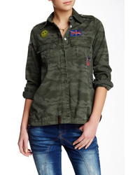Lee Cooper Military Patched Workwear Jacket