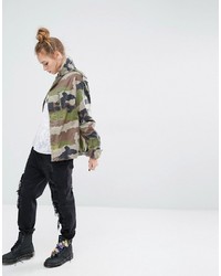 Reclaimed Vintage Military Jacket In Camo Print