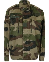 Topshop Finds Camouflage Sequin Patch Jacket