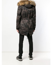 Philipp Plein Hooded Camouflage Coat