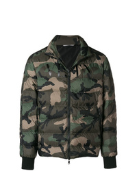 Valentino Camouflage Padded Jacket