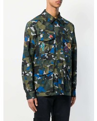 Ps By Paul Smith Camouflage Shirt Jacket