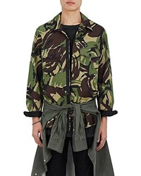 rag & bone Heath Camouflage Cotton Blend Shirt Jacket