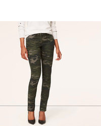 Camo Petite Print Tailored Twill Skinny Pants In Julie Fit