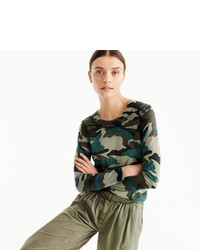 J.Crew Tippi Sweater In Camouflage