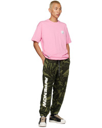AAPE BY A BATHING APE Green Camouflage Lounge Pants